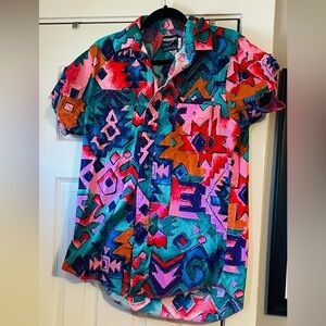 Vintage 80’s Wrangler Multicolor Geometric Shirt